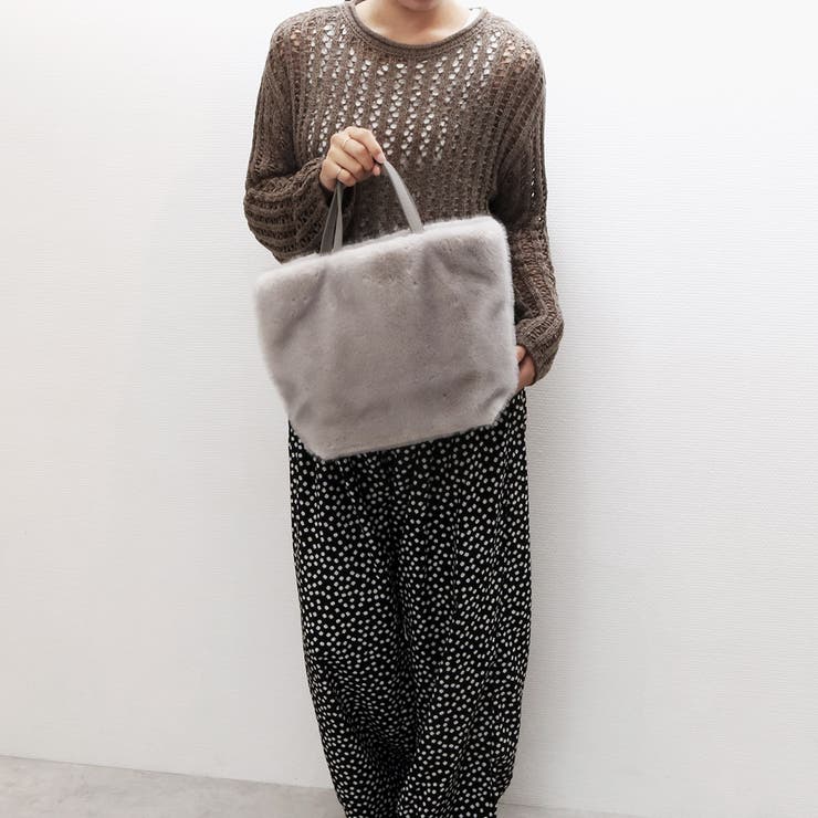 カシュカシュ cachecache / ミンク風ファーシンプルトート | UNBILLION | 詳細画像2