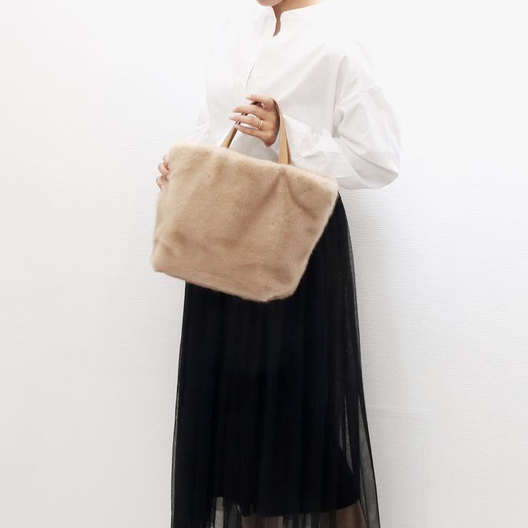 カシュカシュ cachecache / ミンク風ファーシンプルトート | UNBILLION | 詳細画像6