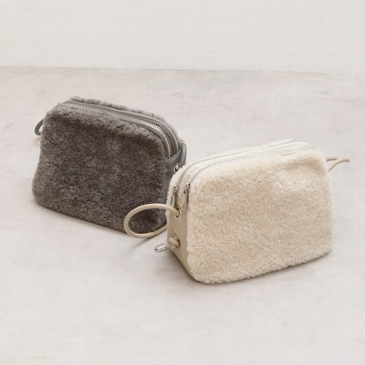 カシュカシュ cachecache / フェイクボアミニショルダー | UNBILLION | 詳細画像1 