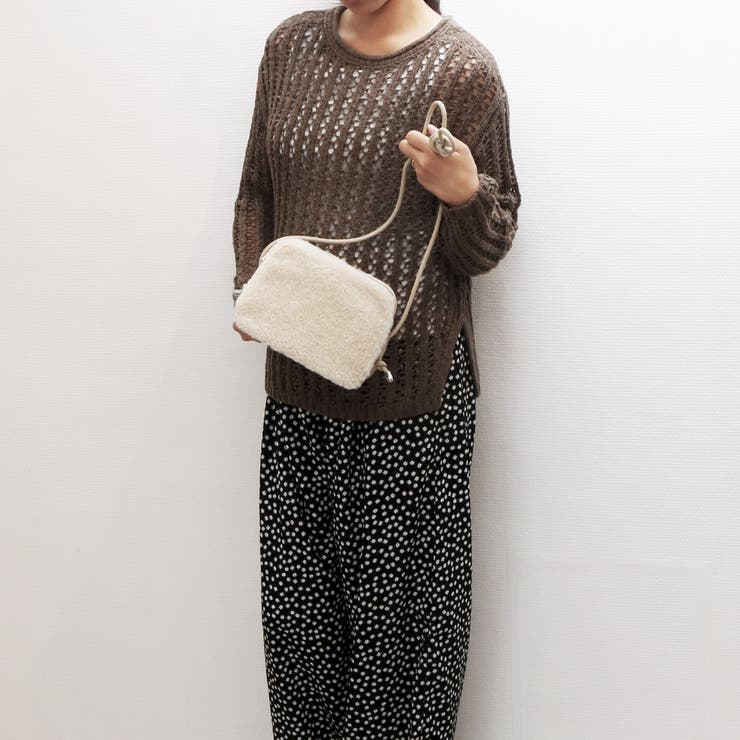 カシュカシュ cachecache / フェイクボアミニショルダー | UNBILLION | 詳細画像3 