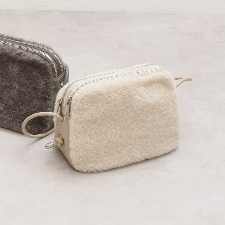 カシュカシュ cachecache / フェイクボアミニショルダー | UNBILLION | 詳細画像4 