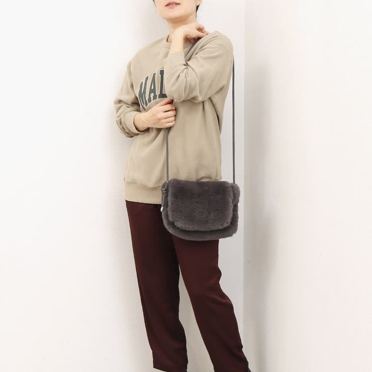 カシュカシュ cachecache / エコファーシンプルフラップショルダー | UNBILLION | 詳細画像10 