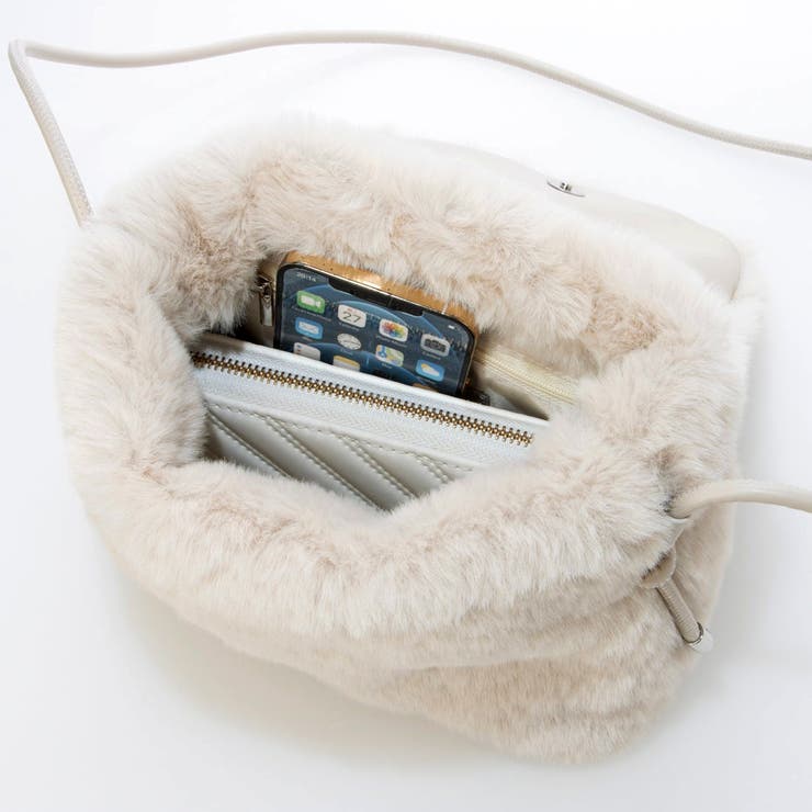 カシュカシュ cachecache / エコファーシンプルフラップショルダー | UNBILLION | 詳細画像22 