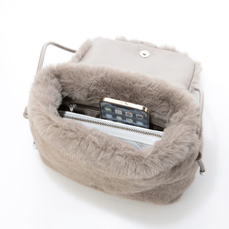 カシュカシュ cachecache / エコファーシンプルフラップショルダー | UNBILLION | 詳細画像29 