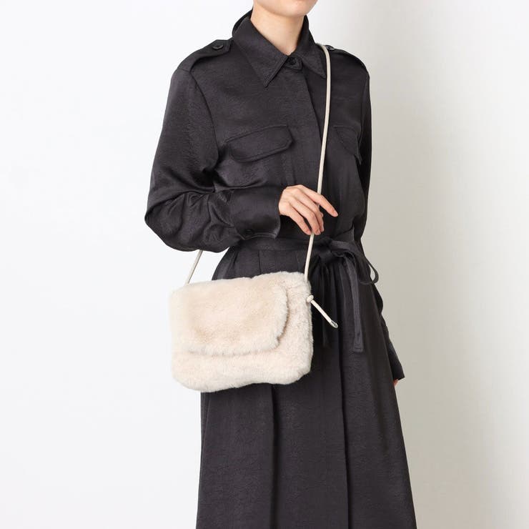 カシュカシュ cachecache / エコファーシンプルフラップショルダー | UNBILLION | 詳細画像3 