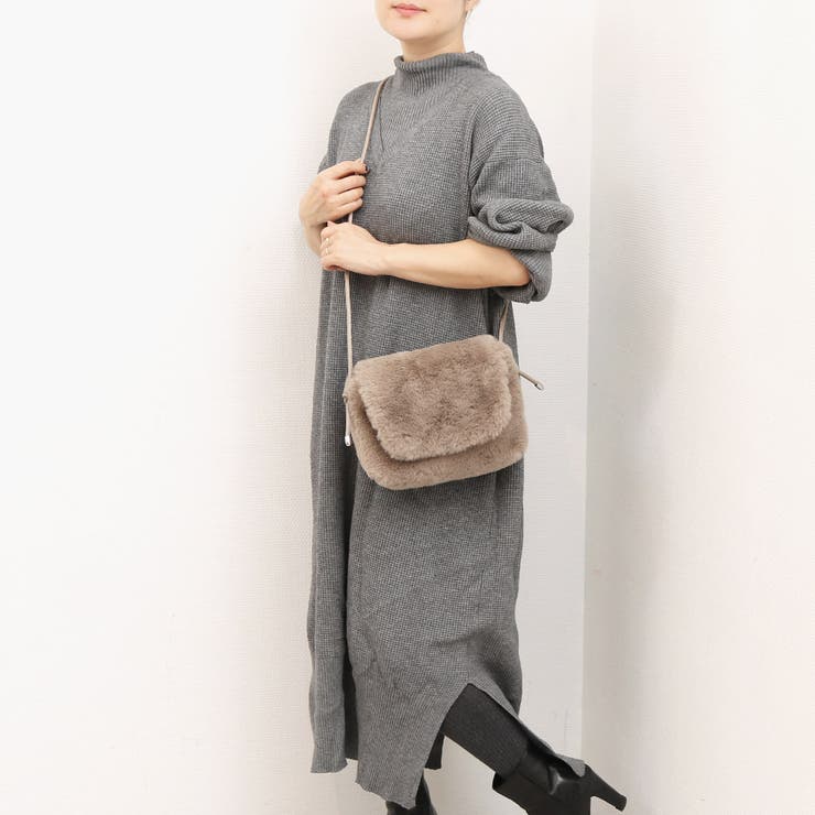 カシュカシュ cachecache / エコファーシンプルフラップショルダー | UNBILLION | 詳細画像6 