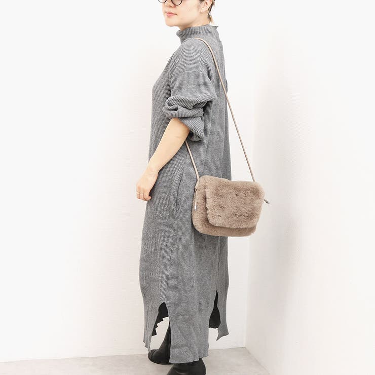 カシュカシュ cachecache / エコファーシンプルフラップショルダー | UNBILLION | 詳細画像7 