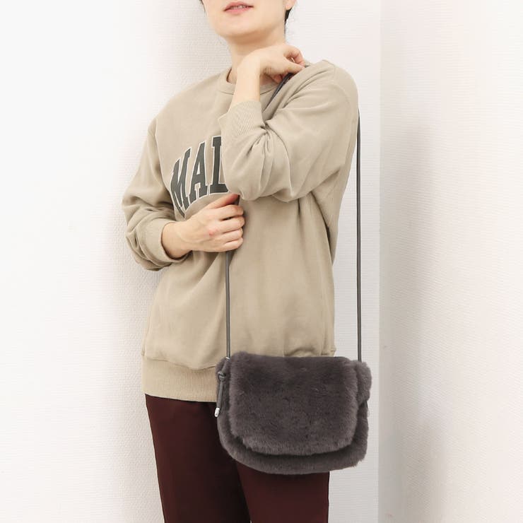 カシュカシュ cachecache / エコファーシンプルフラップショルダー | UNBILLION | 詳細画像9 