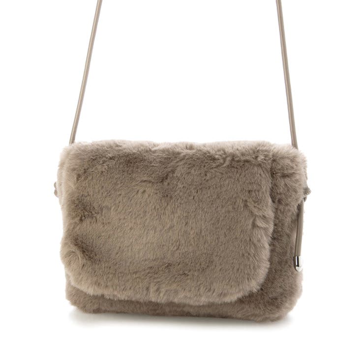 オーク | カシュカシュ cachecache / エコファーシンプルフラップショルダー | UNBILLION