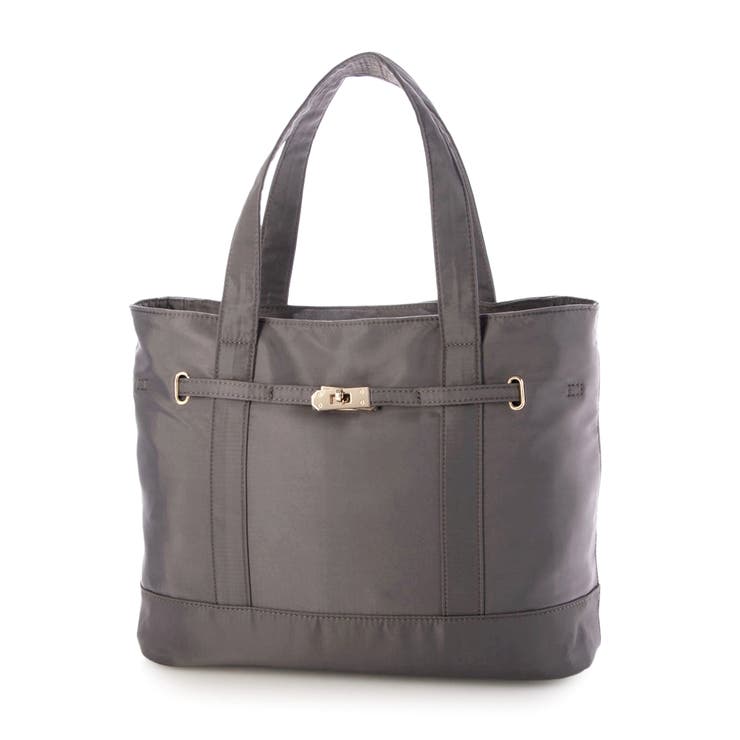 グレー | カシュカシュ / フロントベルトナイロン2wayトートバッグ | UNBILLION