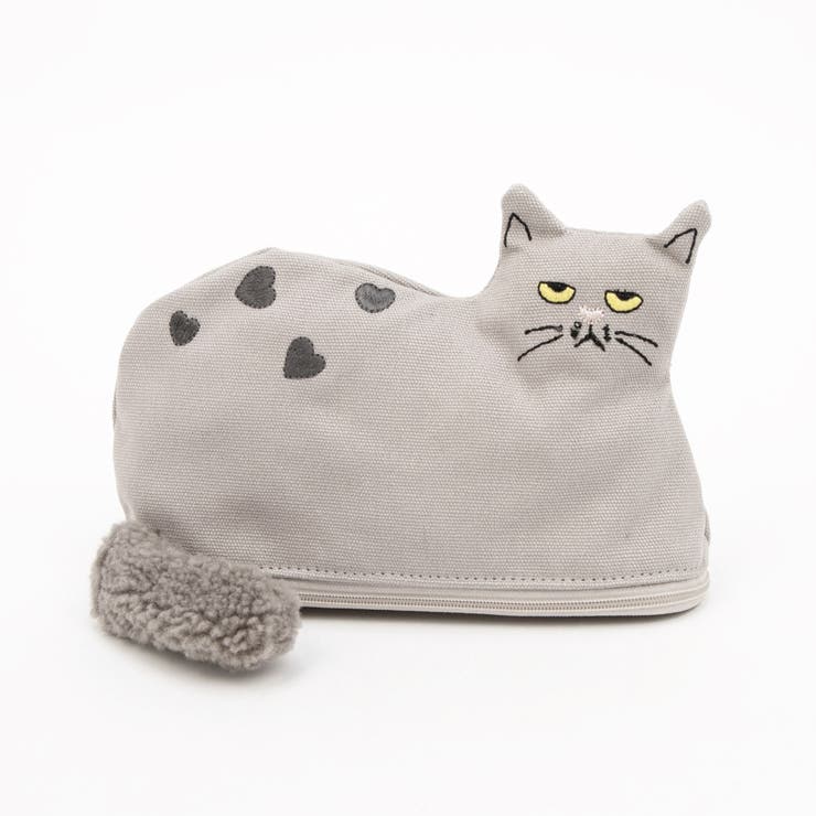 カシュカシュ cachecache / ネコ刺繍自立ポーチ | UNBILLION | 詳細画像11 