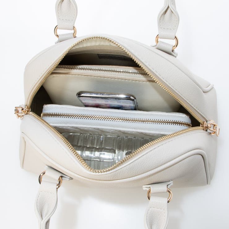 カシュカシュ  / シボフェイクレザー2wayボストンバッグ | UNBILLION | 詳細画像14 