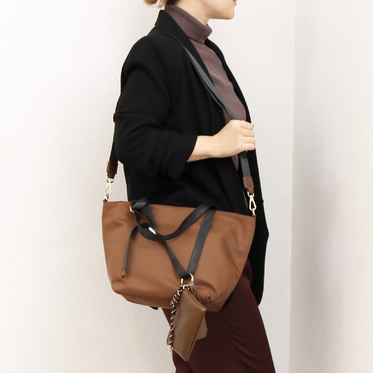 カシュカシュ  / チャームセット付きナイロン2wayトートバッグ | UNBILLION | 詳細画像6 