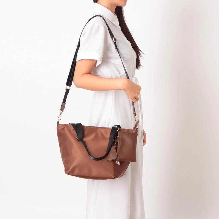 カシュカシュ  / チャームセット付きナイロン2wayトートバッグ | UNBILLION | 詳細画像7 