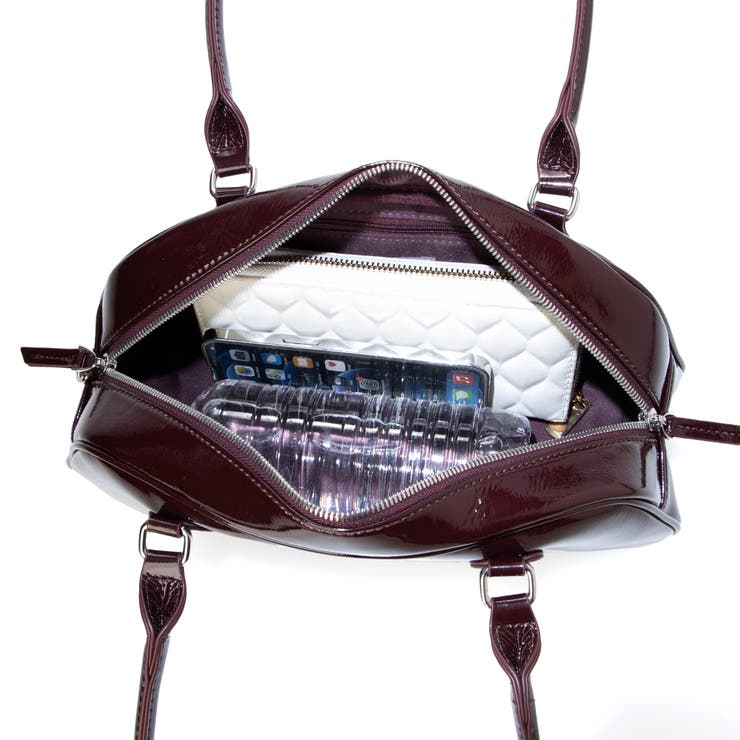 カシュカシュ cachecache / 横長エナメルボストン | UNBILLION | 詳細画像17 