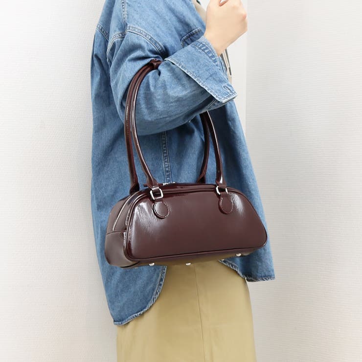 カシュカシュ cachecache / 横長エナメルボストン | UNBILLION | 詳細画像3 