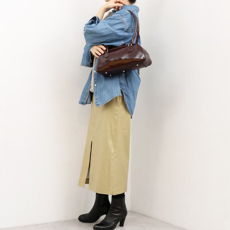 カシュカシュ cachecache / 横長エナメルボストン | UNBILLION | 詳細画像5 