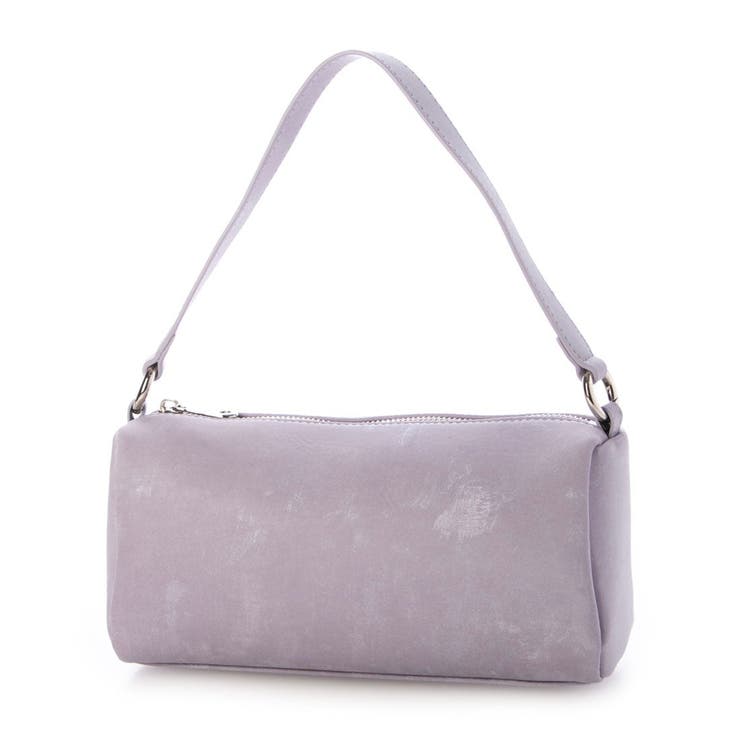 ラベンダー | カシュカシュ cachecache / シルクサテン風合皮筒形ショルダー | UNBILLION