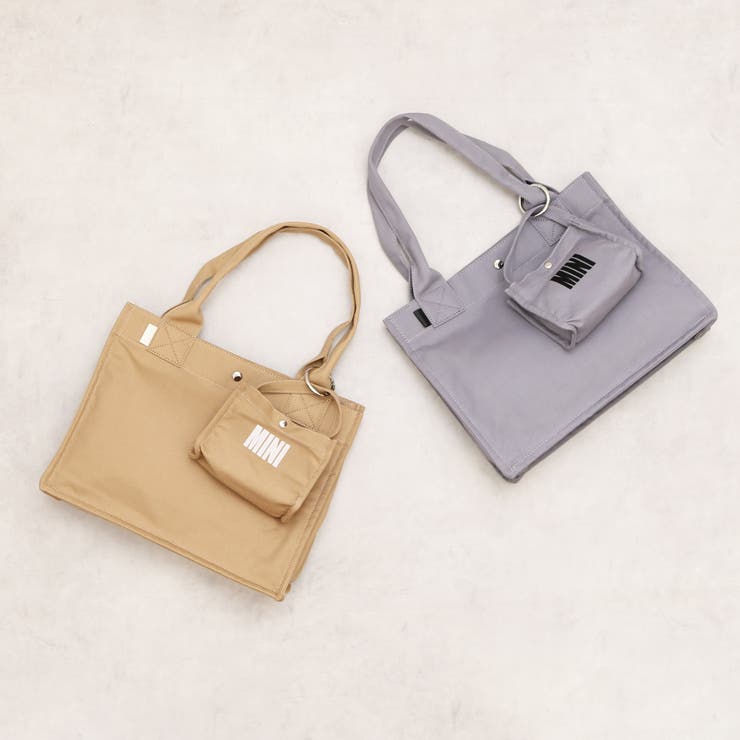 カシュカシュ cachecache / フロッキーポーチ付きキャンバストート | UNBILLION | 詳細画像12 