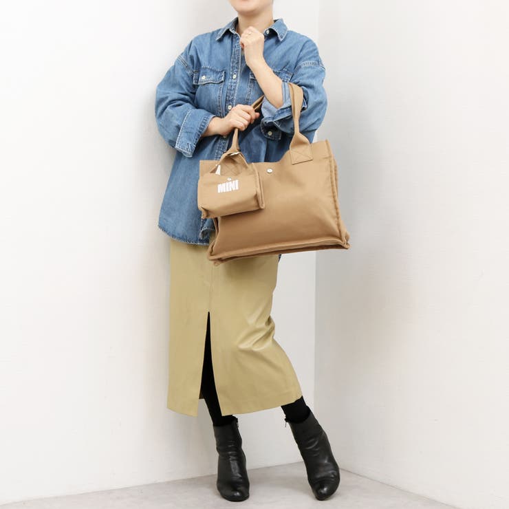 カシュカシュ cachecache / フロッキーポーチ付きキャンバストート | UNBILLION | 詳細画像2 