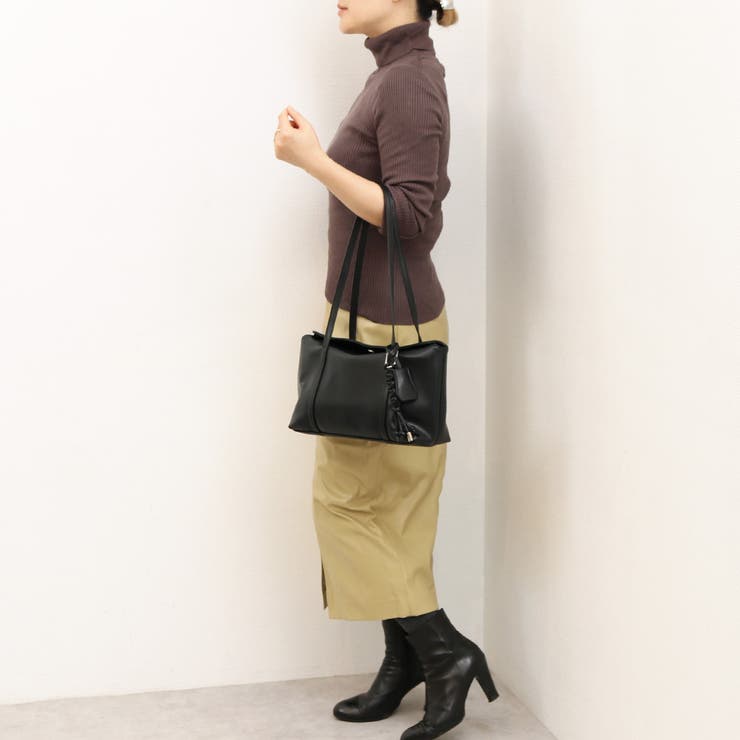 カシュカシュ cachecache / 結びチャーム付き2wayワイドトート | UNBILLION | 詳細画像3 