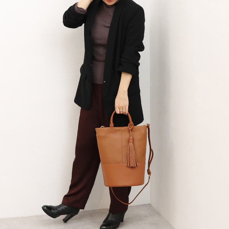 カシュカシュ cachecache / タッセル付きバケツ2wayバッグ | UNBILLION | 詳細画像2 