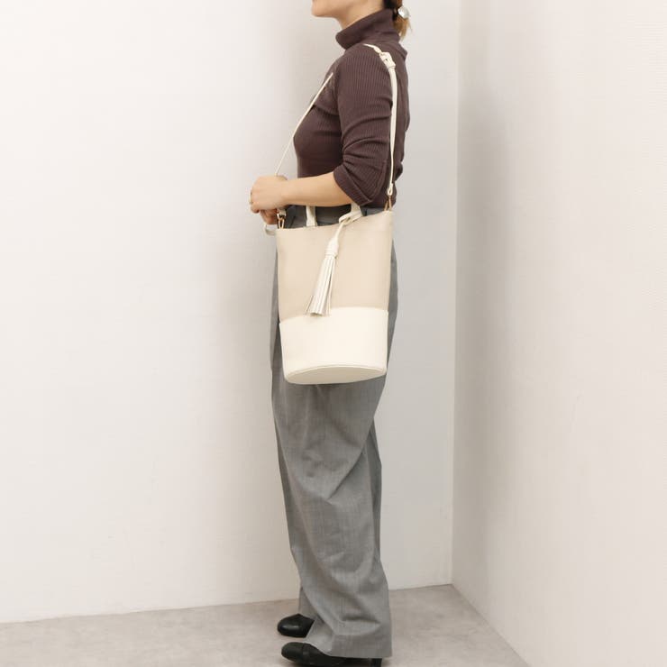 カシュカシュ cachecache / タッセル付きバケツ2wayバッグ | UNBILLION | 詳細画像7 