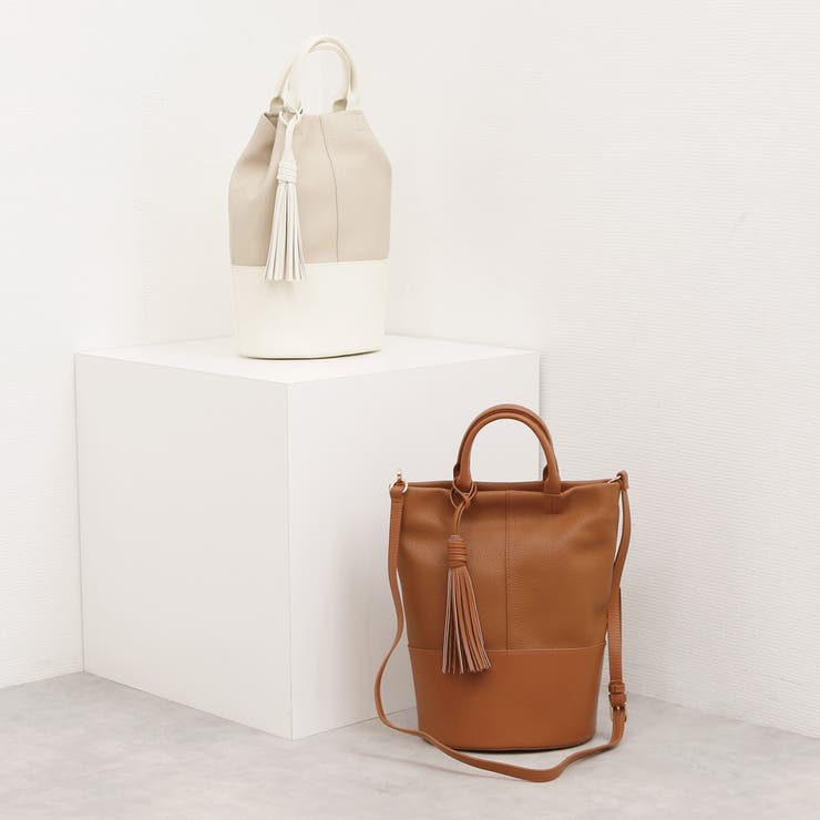 カシュカシュ cachecache / タッセル付きバケツ2wayバッグ | UNBILLION | 詳細画像9 