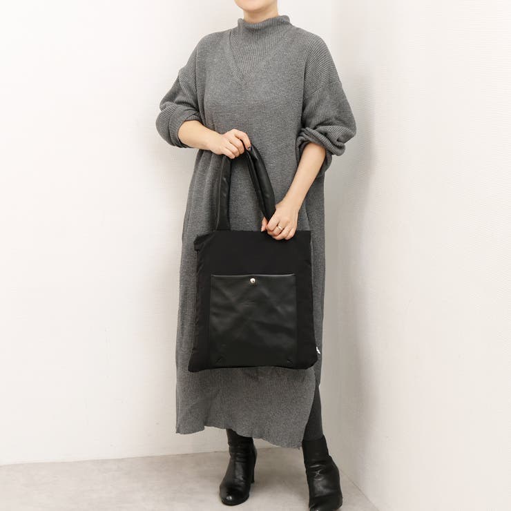 カシュカシュ cachecache / 合皮×ナイロンリバーシブルトート | UNBILLION | 詳細画像8 