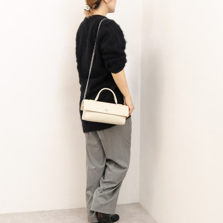 カシュカシュ cachecache / 横長スムース2wayショルダーバッグ | UNBILLION | 詳細画像6 