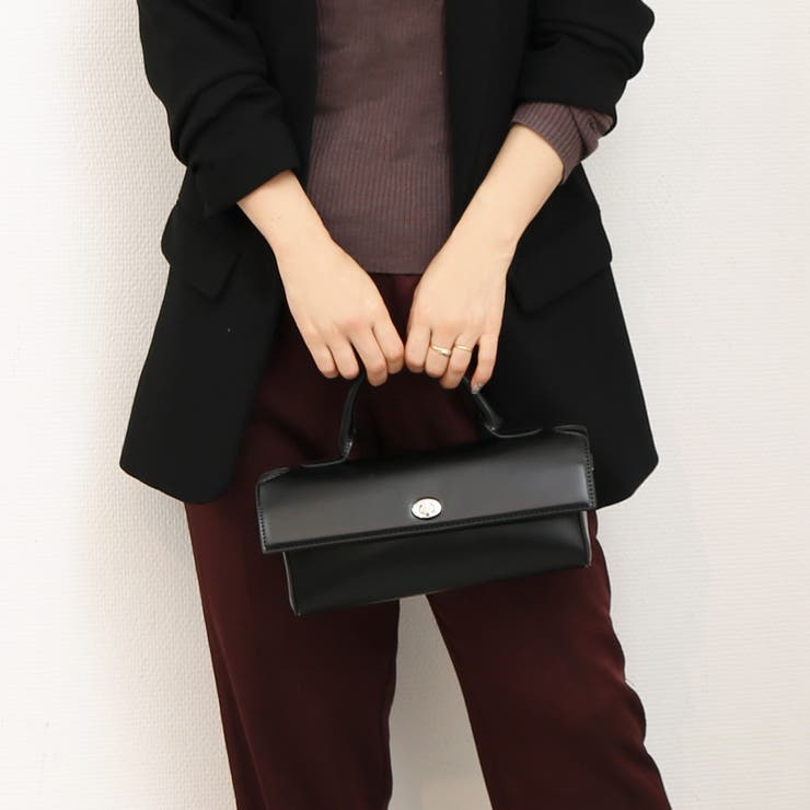 カシュカシュ cachecache / 横長スムース2wayショルダーバッグ | UNBILLION | 詳細画像8 