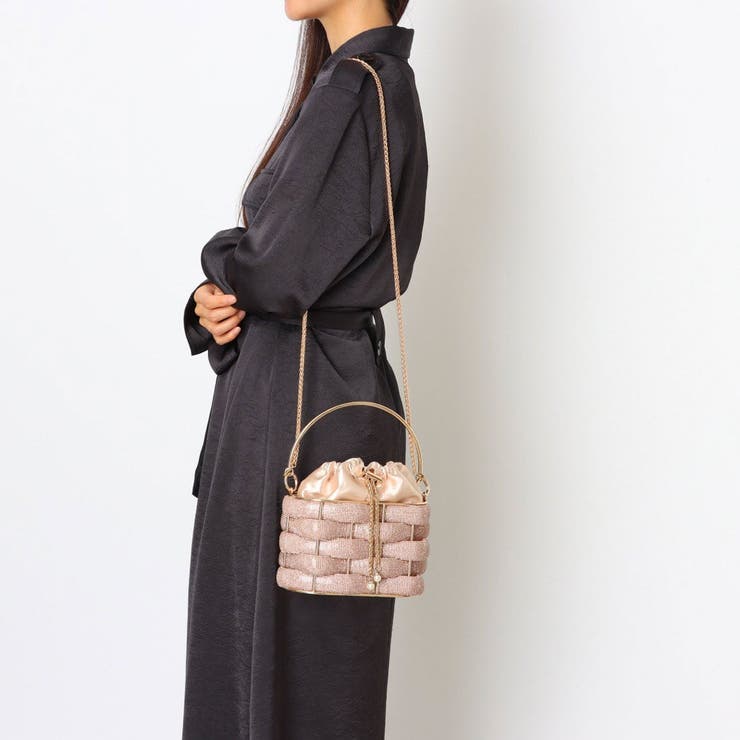 カシュカシュ cachecache / メタリックメッシュオーバルバッグ | UNBILLION | 詳細画像5