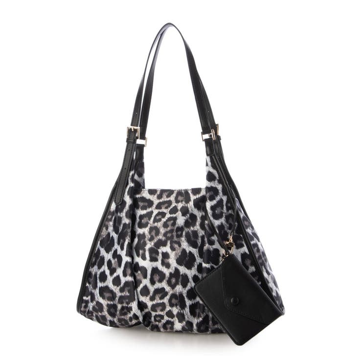 レオパード | カシュカシュ cachecache / ベルトハンドルナイロントート | UNBILLION