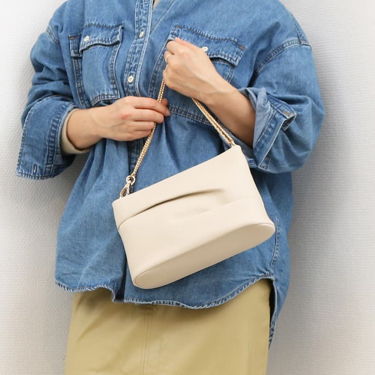 カシュカシュ cachecache / ギャザーチェーン2wayショルダー | UNBILLION | 詳細画像1 