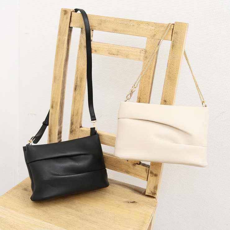 カシュカシュ cachecache / ギャザーチェーン2wayショルダー | UNBILLION | 詳細画像5 