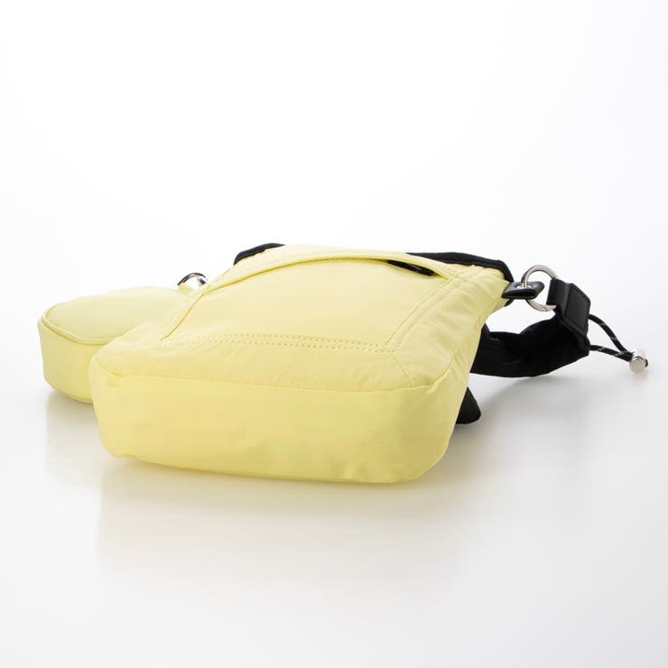 カシュカシュ cachecache ミニポーチ付きギャザーショルダーナイロンバッ… | UNBILLION | 詳細画像12 