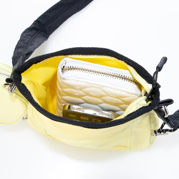 カシュカシュ cachecache ミニポーチ付きギャザーショルダーナイロンバッ… | UNBILLION | 詳細画像17 