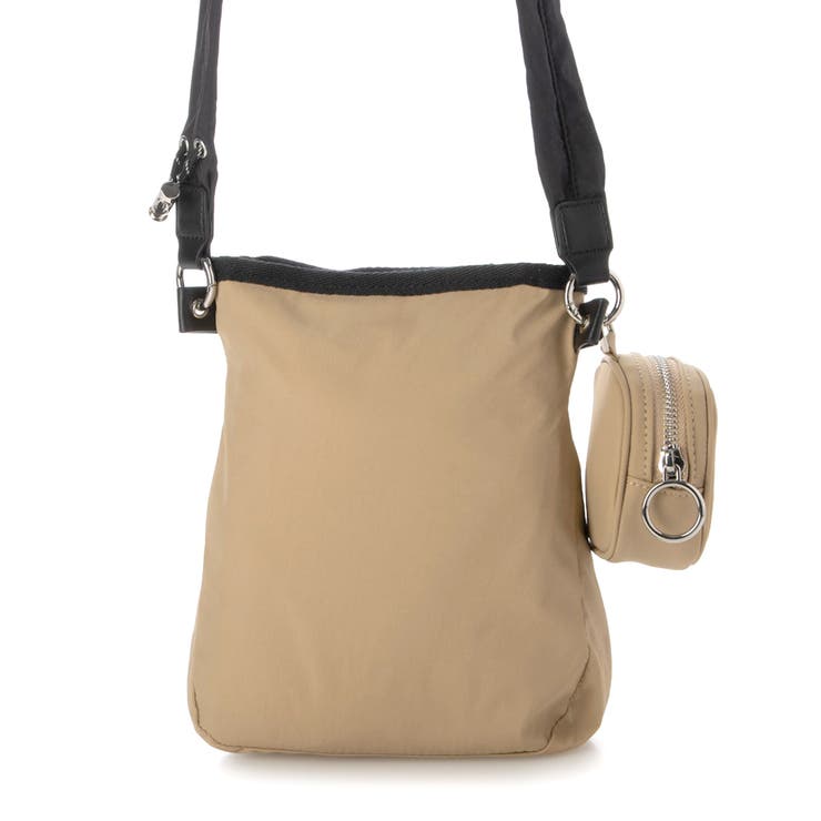 カシュカシュ cachecache ミニポーチ付きギャザーショルダーナイロンバッ… | UNBILLION | 詳細画像2 