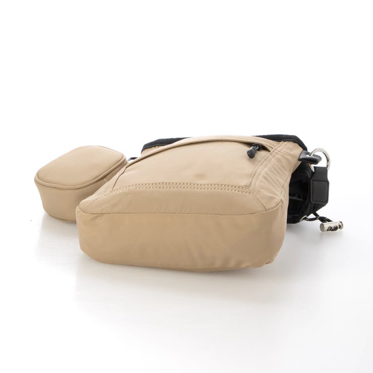 カシュカシュ cachecache ミニポーチ付きギャザーショルダーナイロンバッ… | UNBILLION | 詳細画像3 