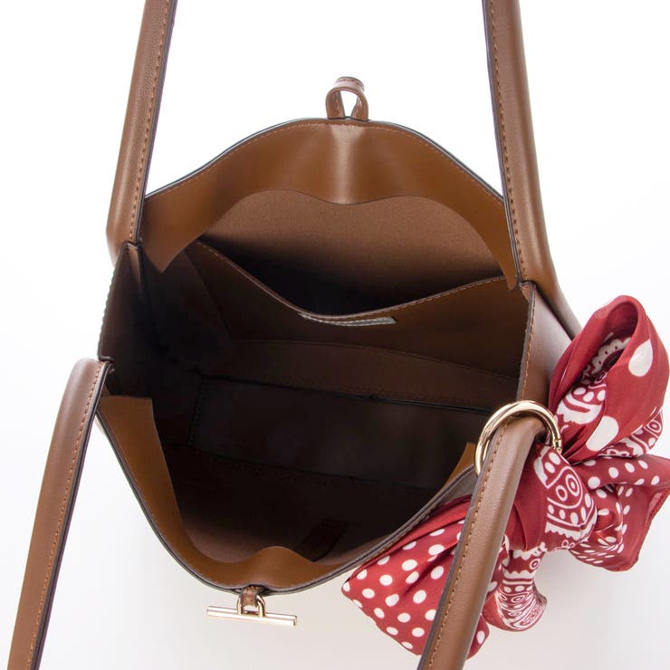 カシュカシュ cachecache スカーフチャーム付きロングハンドルトート | UNBILLION | 詳細画像18 