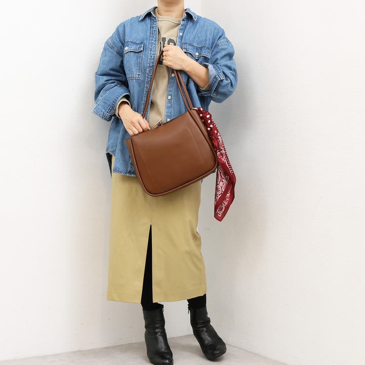 カシュカシュ cachecache スカーフチャーム付きロングハンドルトート | UNBILLION | 詳細画像2 