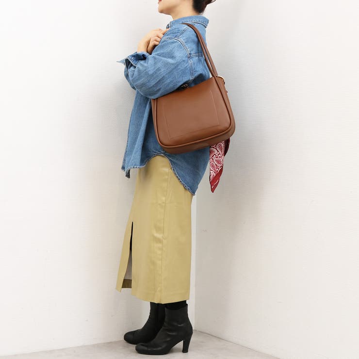 カシュカシュ cachecache スカーフチャーム付きロングハンドルトート | UNBILLION | 詳細画像4 