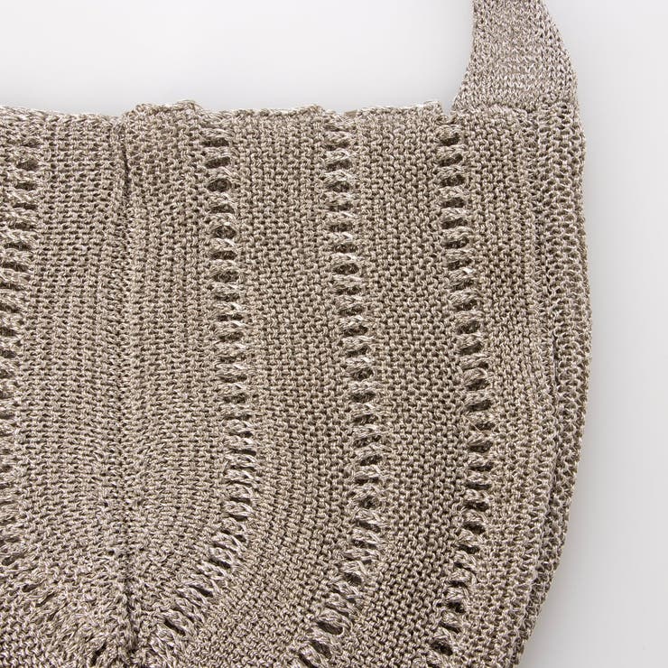 カシュカシュ cachecache / ラメ糸ラウンドセミショルダー | UNBILLION | 詳細画像13 