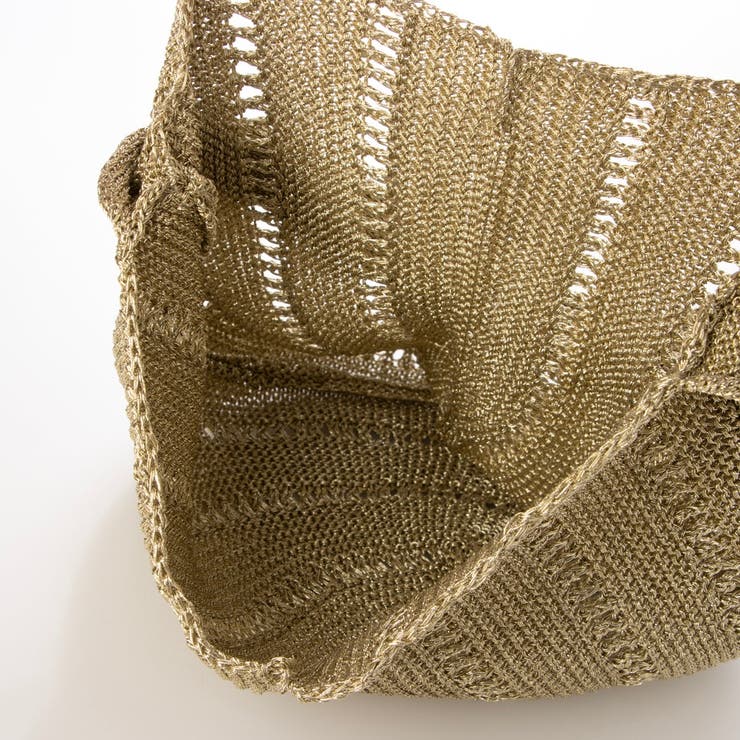 カシュカシュ cachecache / ラメ糸ラウンドセミショルダー | UNBILLION | 詳細画像17 