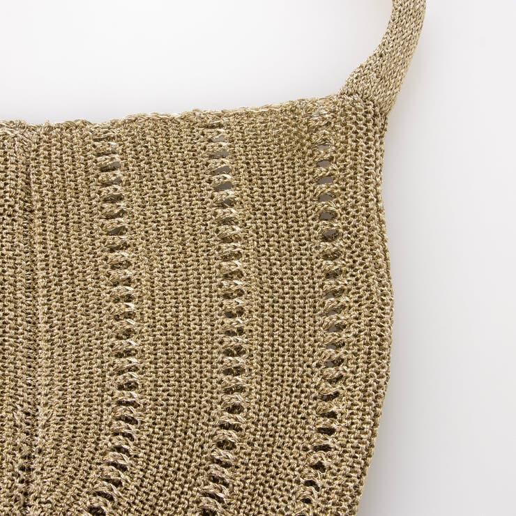 カシュカシュ cachecache / ラメ糸ラウンドセミショルダー | UNBILLION | 詳細画像19 