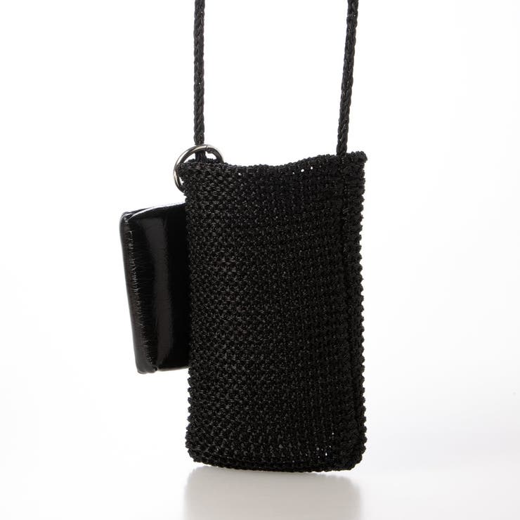 カシュカシュ cachecache / メタリックニットスマホショルダーバッグ | UNBILLION | 詳細画像24 