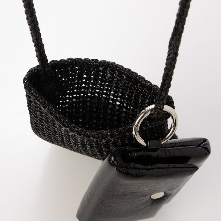 カシュカシュ cachecache / メタリックニットスマホショルダーバッグ | UNBILLION | 詳細画像26 