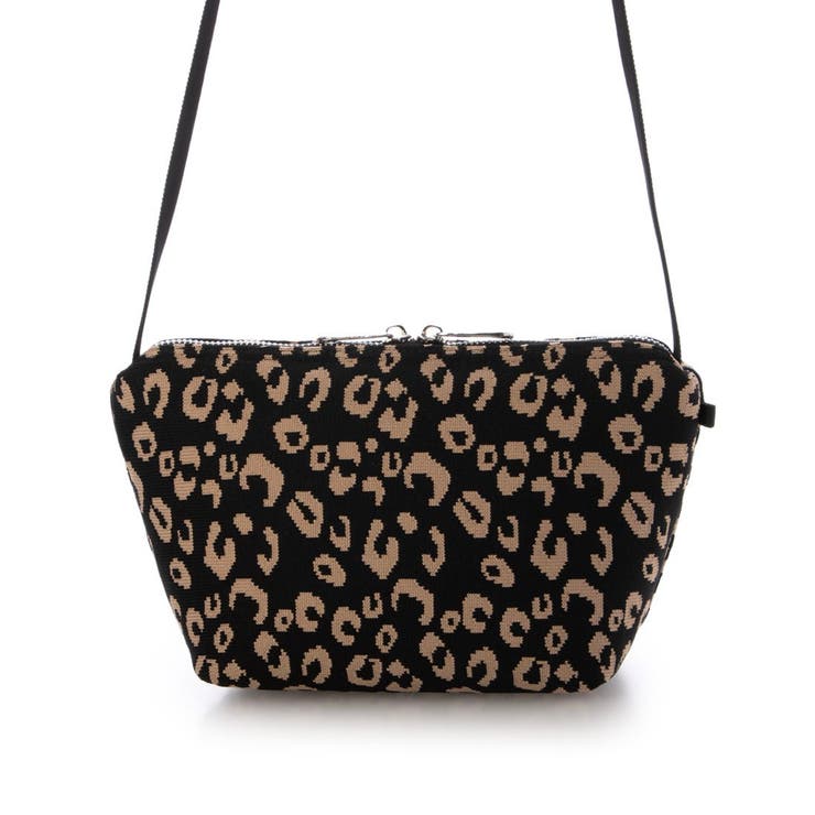 ブラック | カシュカシュ cachecache / ニットジャガード舟形ショルダー | UNBILLION