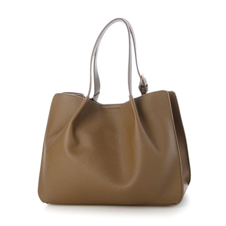 カシュカシュ  / フェイクレザーショルダーバッグ付スクエアトート | UNBILLION | 詳細画像11 