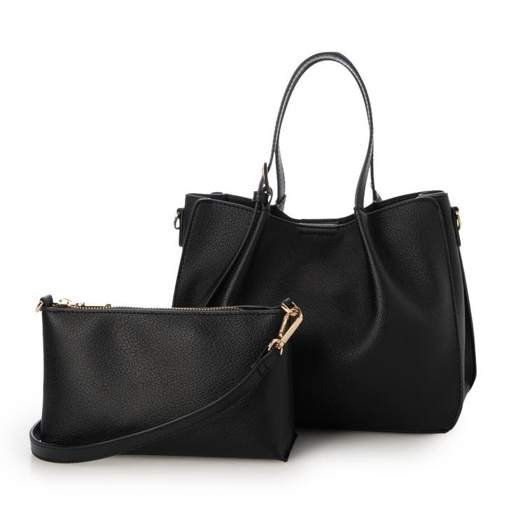 カシュカシュ  / フェイクレザーショルダーバッグ付スクエアトート | UNBILLION | 詳細画像28 